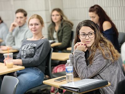 students in class