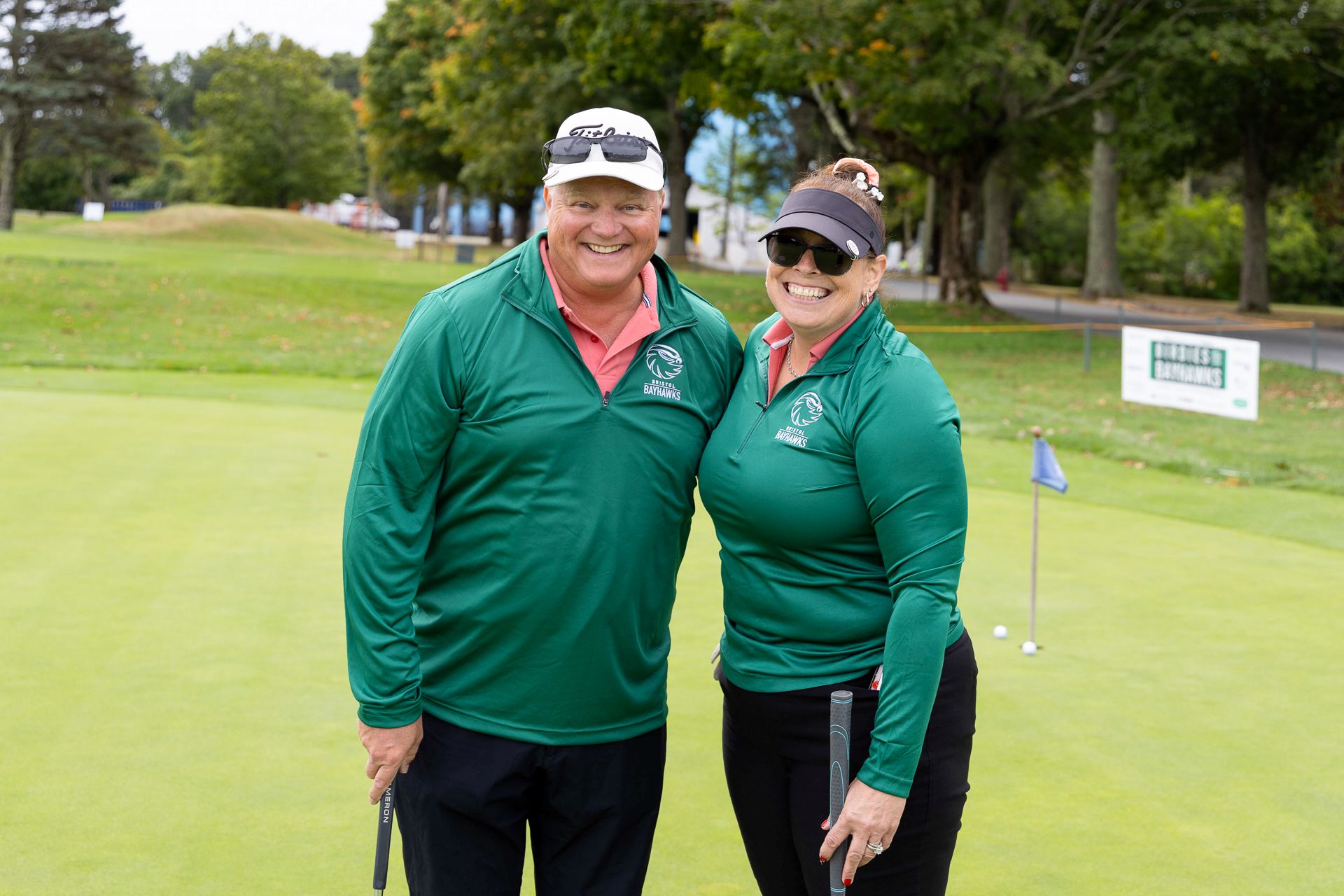 Golfers at the 29th Annual Birdies for Bayhawks Benefit Golf Tournament