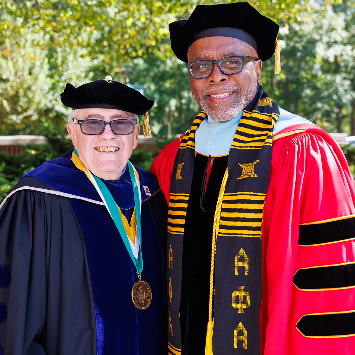 President Harris with President Sbrega