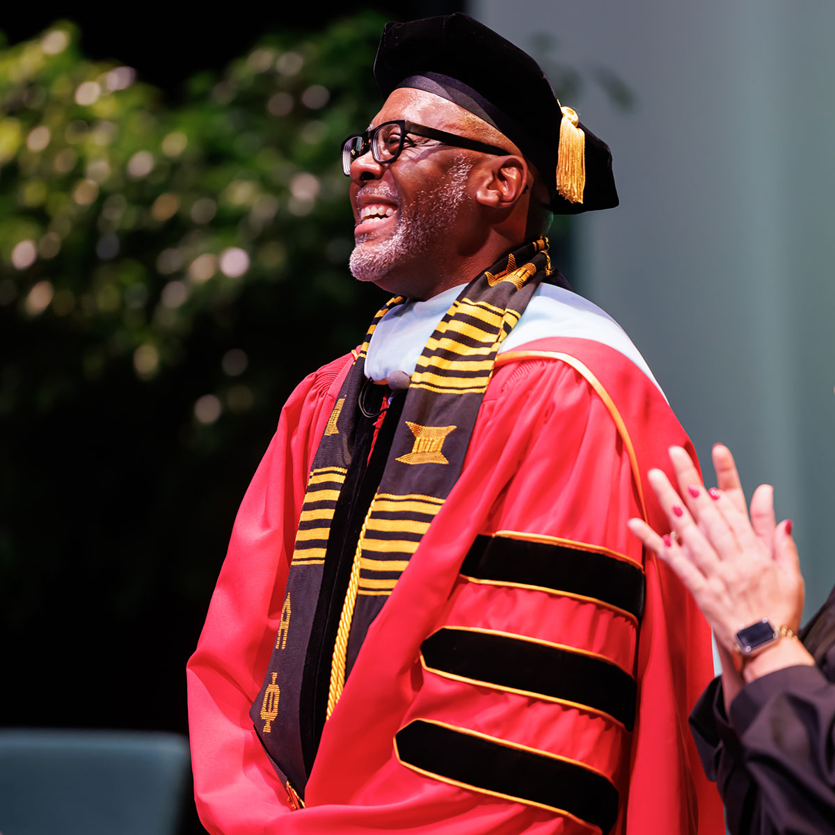 President Harris at the inauguration ceremony