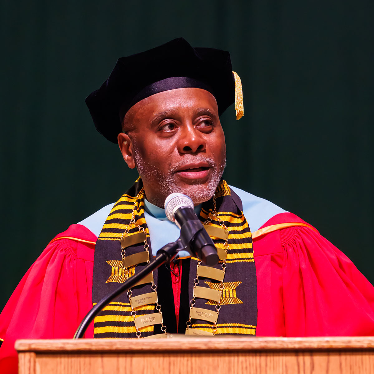 President Harris at the inauguration ceremony