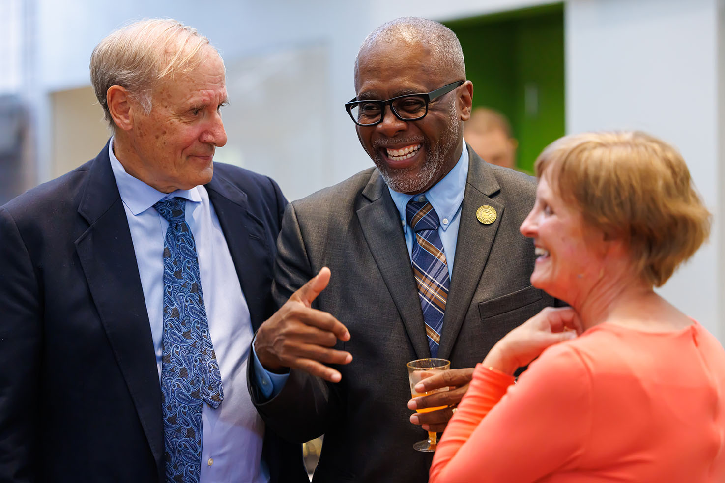 Dr. Harris and guests at Inauguration