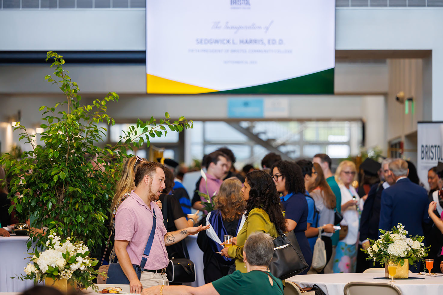 Guests at Bristol's Inauguration reception