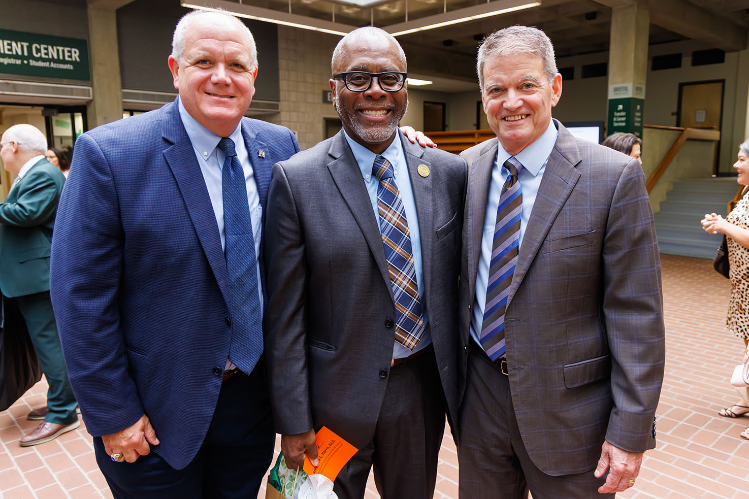 Dr. Harris and friends at Bristol's Inauguration