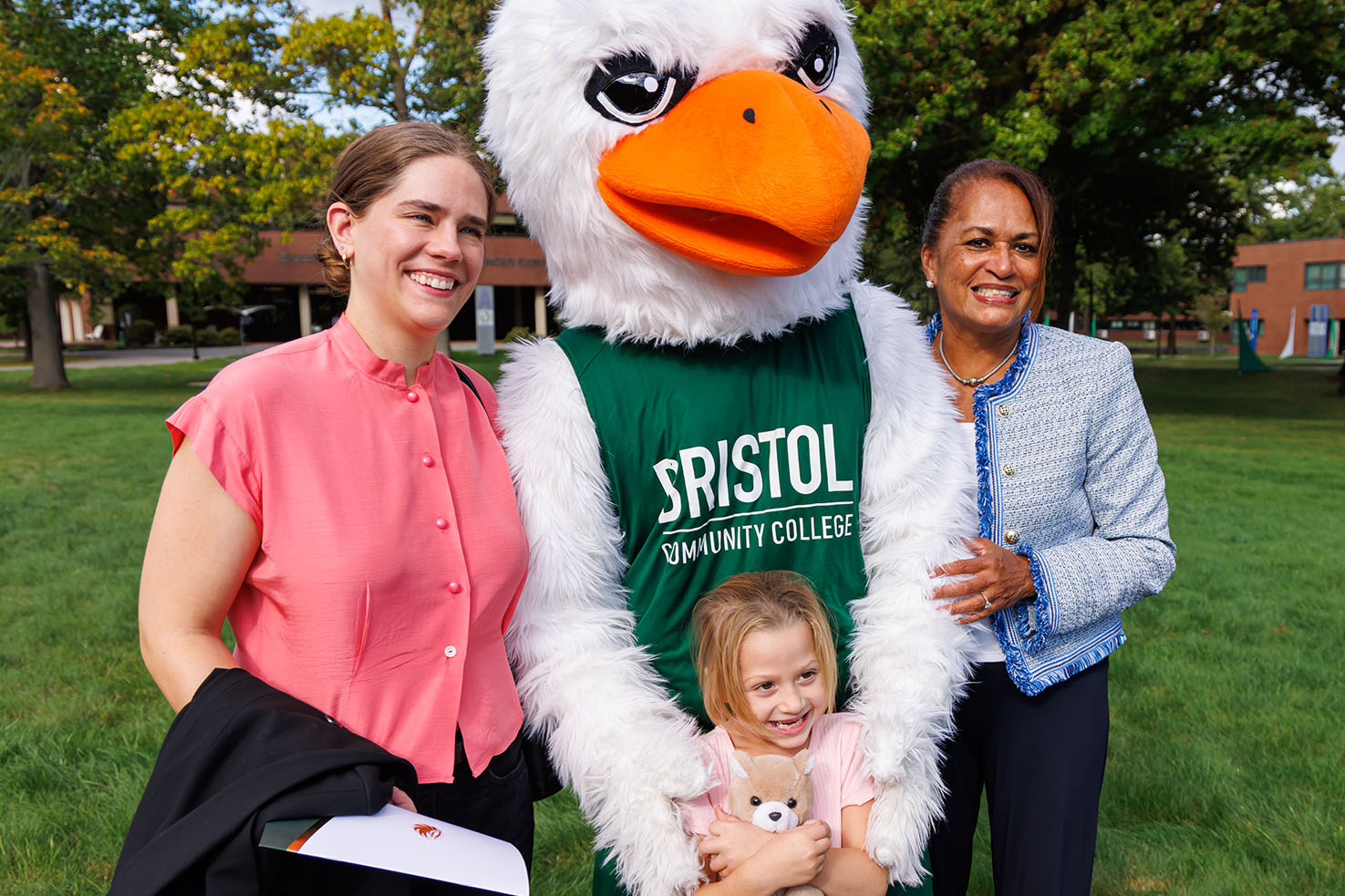 Victory the Bristol Bayhawk at Inauguration