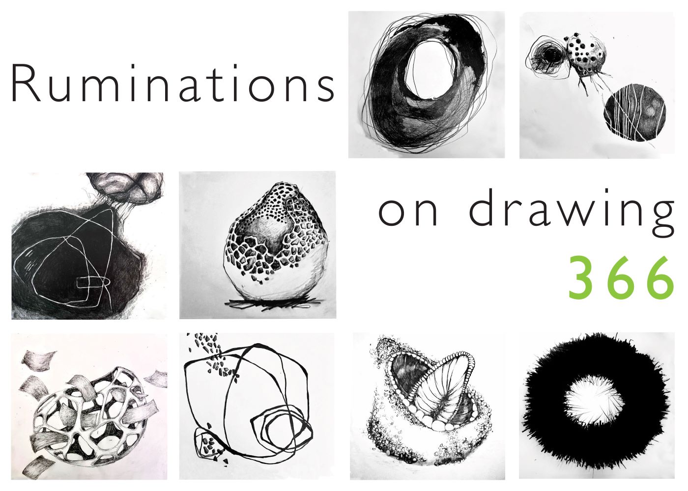Ruminations on Drawing 366: A Year Long Drawing Project