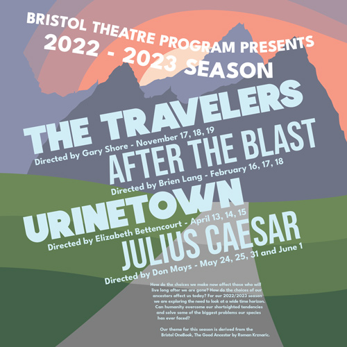 2022-23 theatre schedule poster