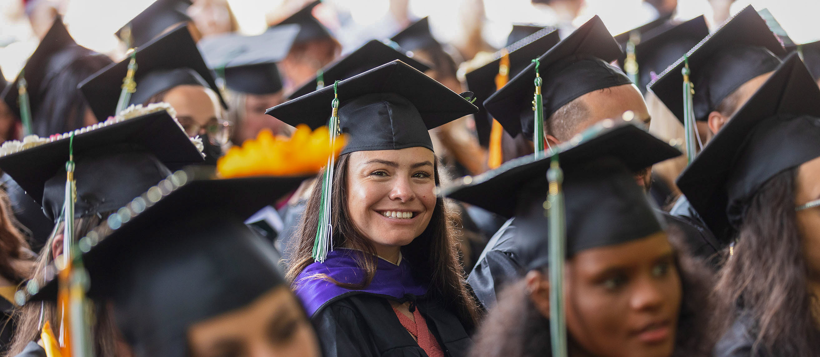 Bristol graduates at commencement