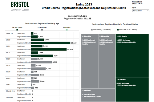 course enrollment snapshot