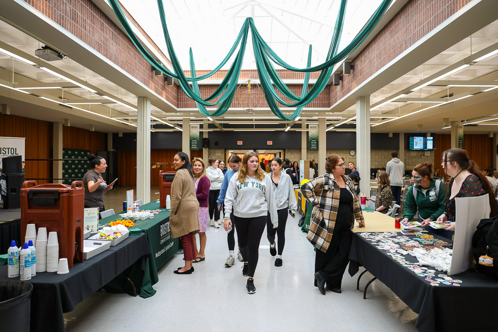 Tabling event at Bristol Community College