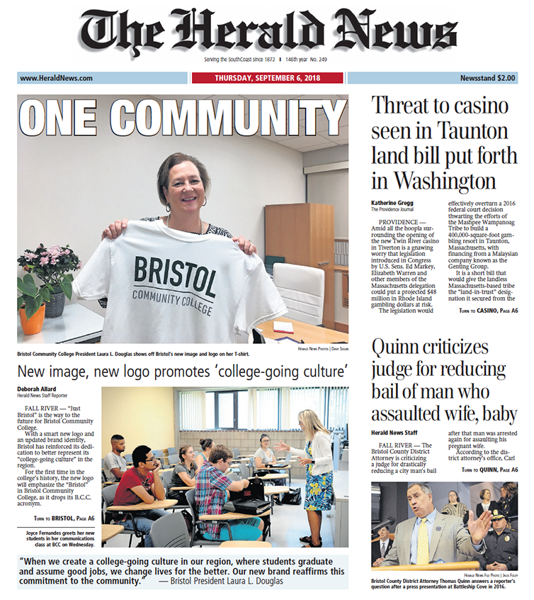 Fall River Herald News Front Page Story_Image