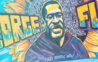 george floyd mural