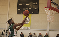 athlete playing basketball